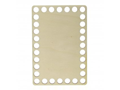 Dno na košík obdélník 15x10cm topol