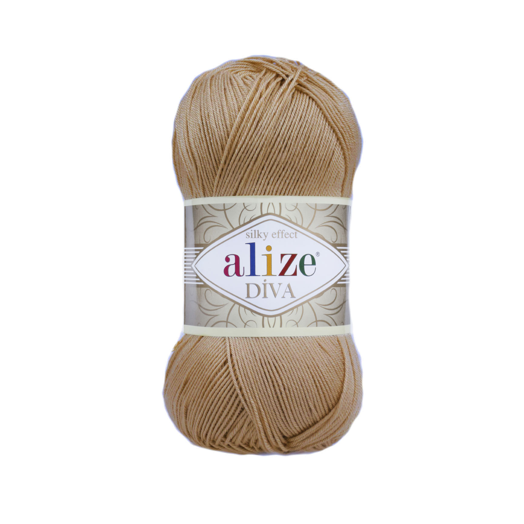 Příze Alize Diva 369 středně hnědá