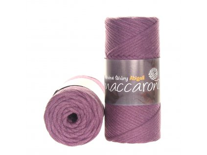 Maccaroni Šňůry Abigail 3mm - 22-506 starofialová