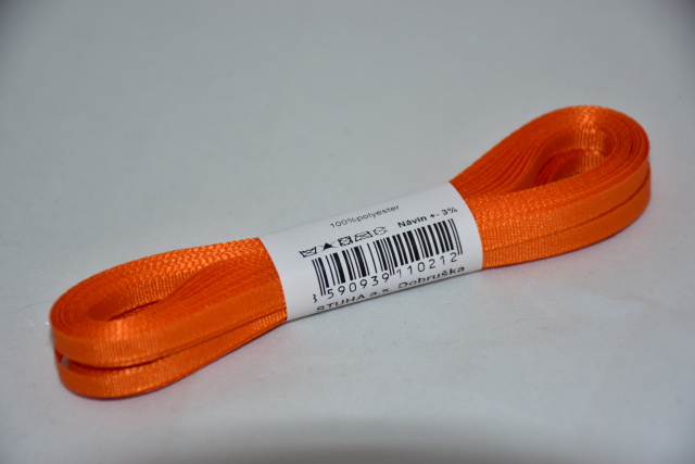 Stuha a.s. Stuha taftová 4mm 617 oranžová
