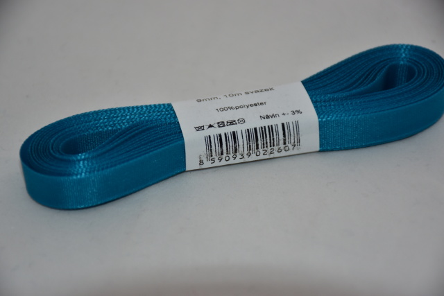 Stuha a.s. Stuha taftová 9mm 414 petrol