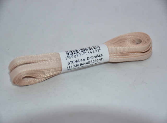 Stuha a.s. Stuha taftová 4mm 701 béžová