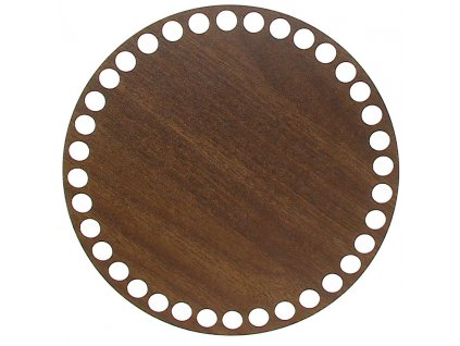 Dno na košík ořech kruh 17cm