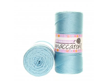 Maccaroni PP Macrame 53 světle-šedomodrá