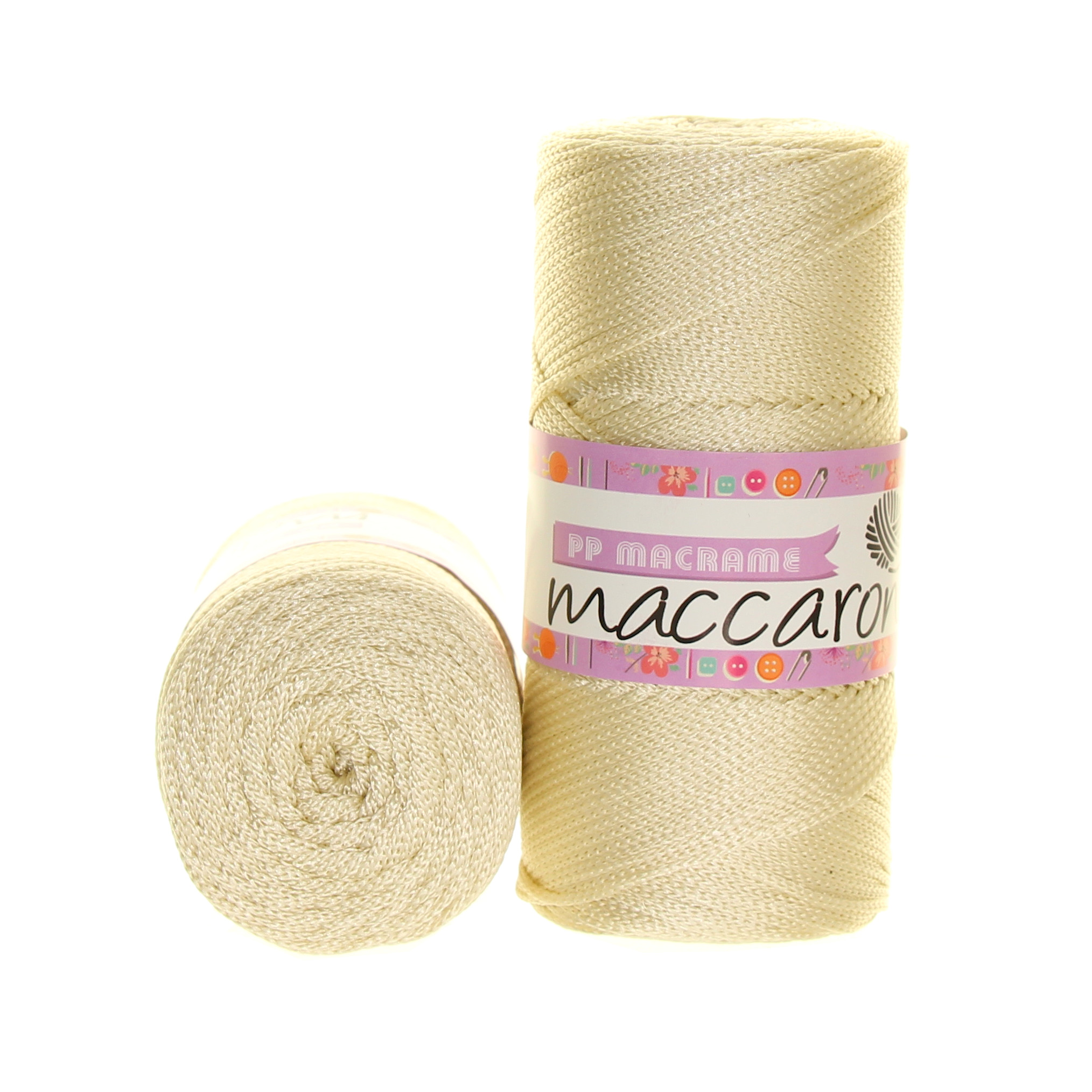 Maccaroni PP Macrame 010 krémová