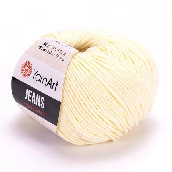 YarnArt Jeans 86 sv.žlutá