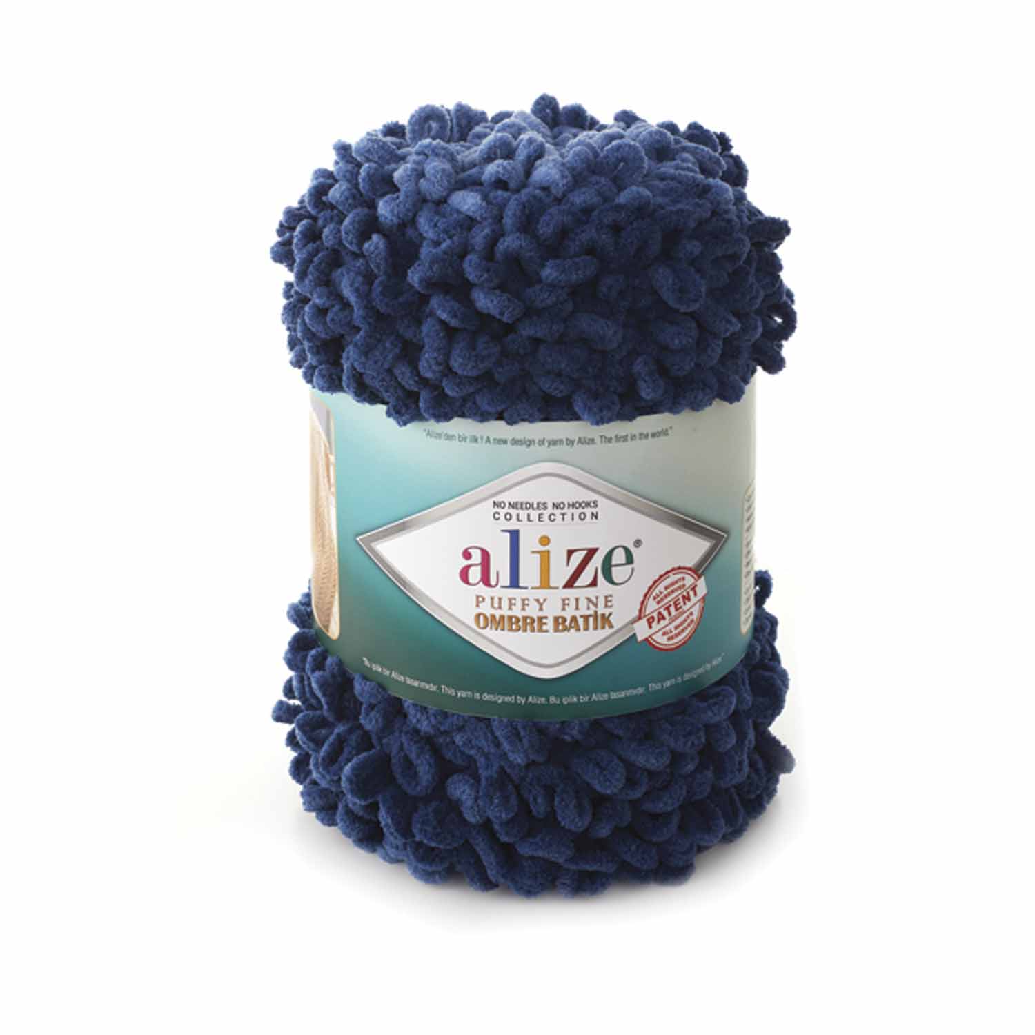 Alize Puffy fine ombre 7266 tmavě modrá