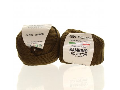 Etrofil Lux cotton 70716 hnědá