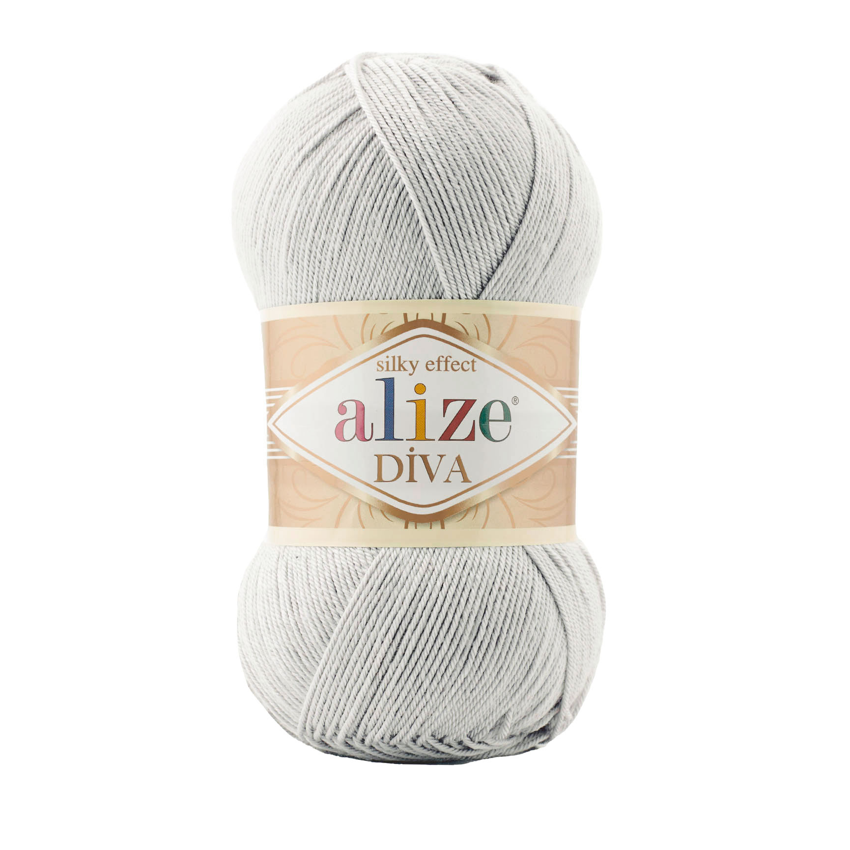 Příze Alize Diva 951 světle šedá
