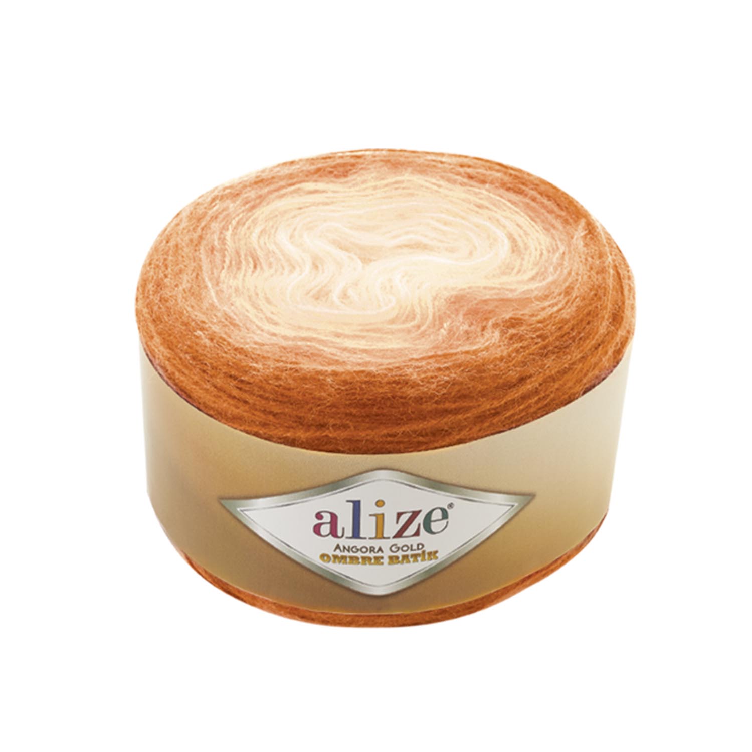 Alize Angora gold ombre batik 7296 oranžová