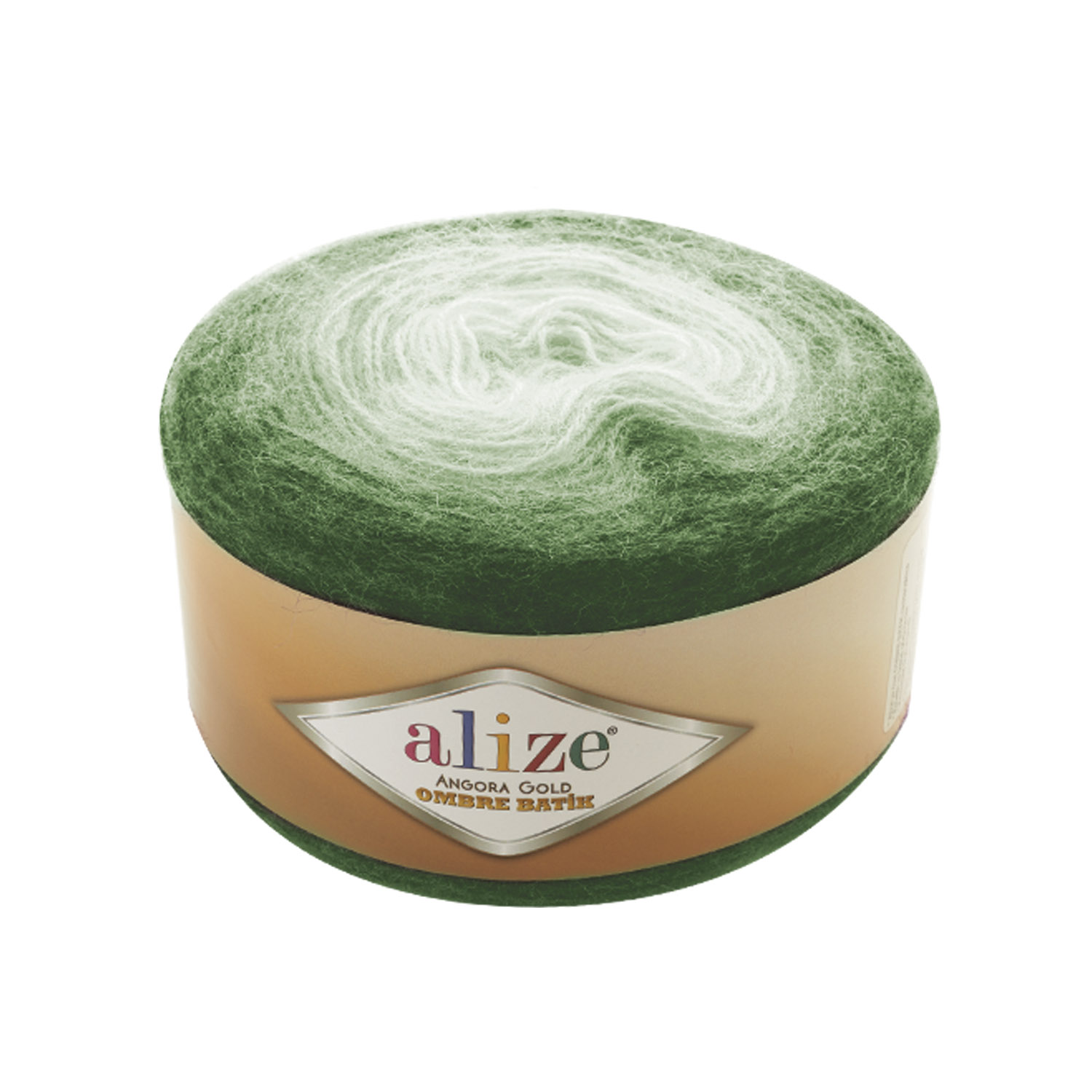 Alize Angora gold ombre batik 7297 zelená