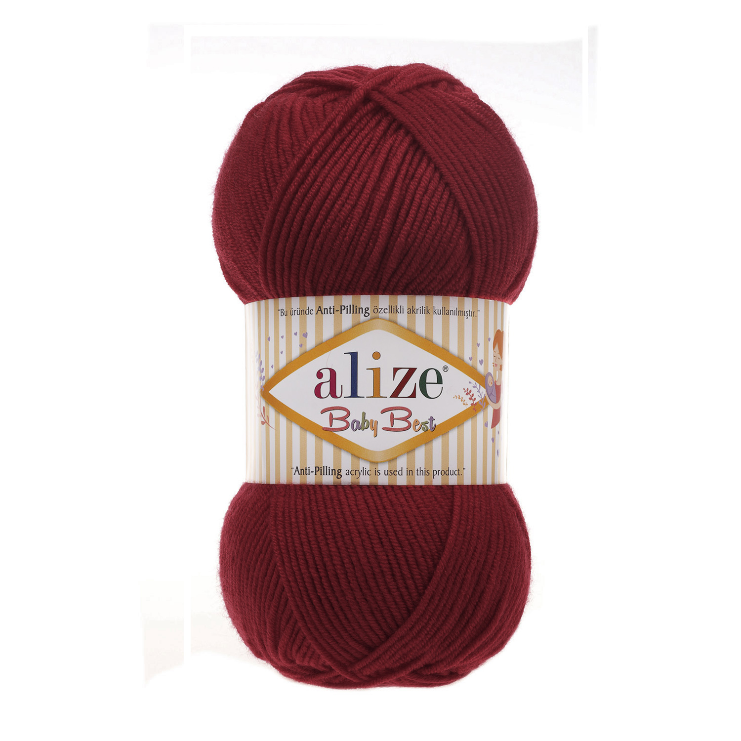 Alize Příze Baby best 390 cherry
