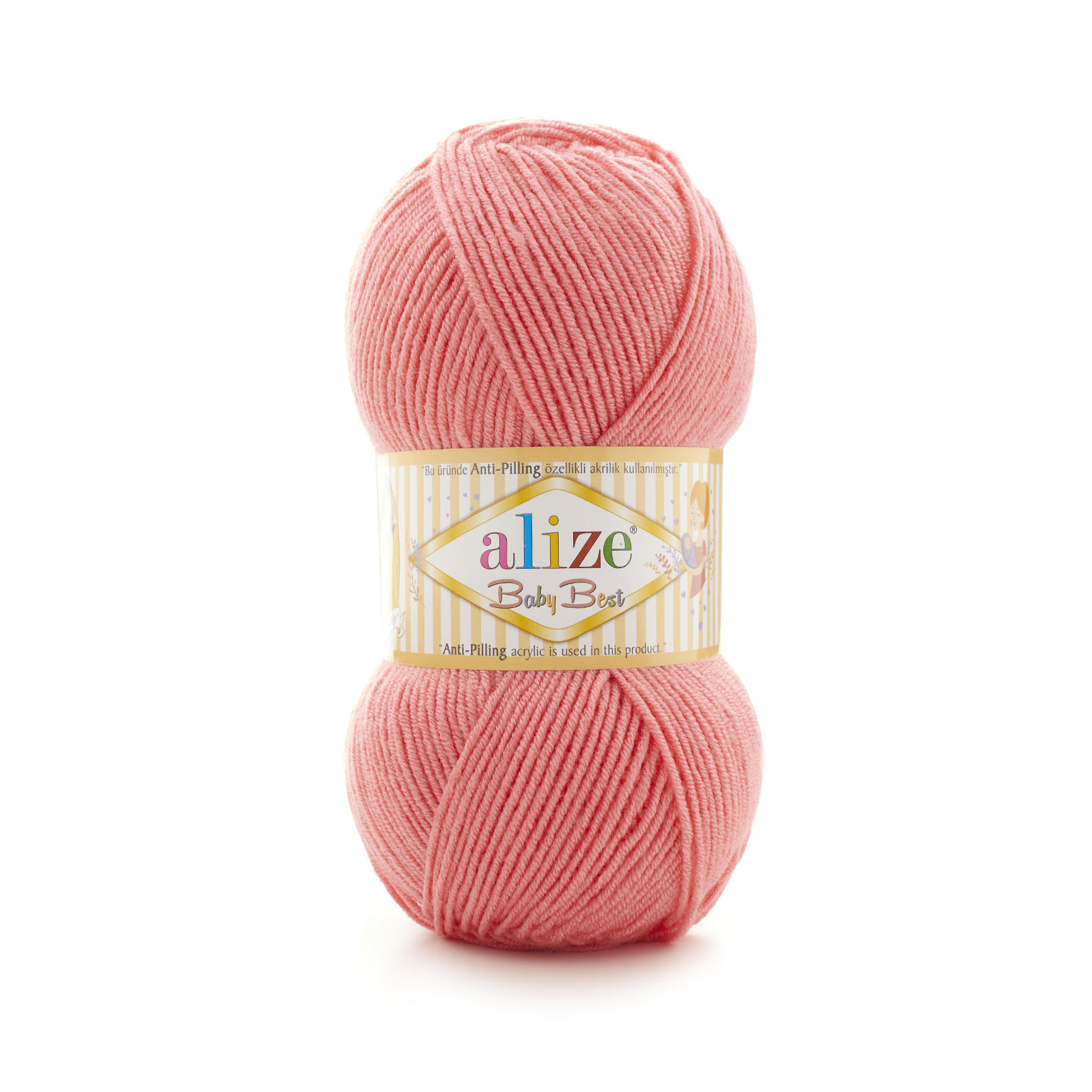 Alize Příze Baby best 170 candy růžová