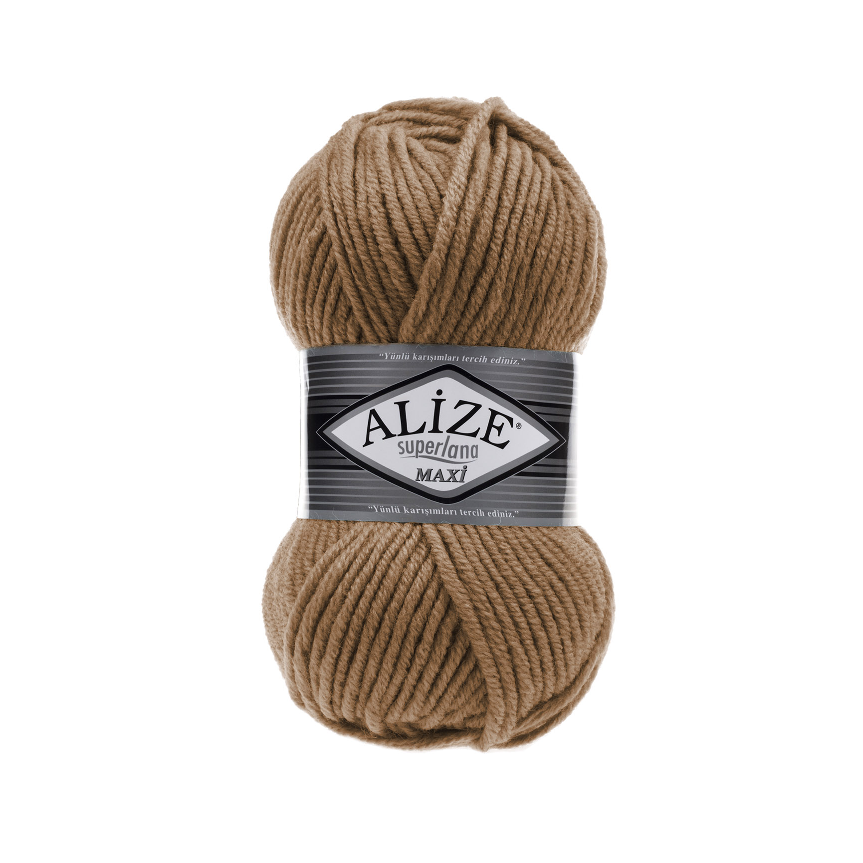 Alize Superlana maxi 466 hnědá