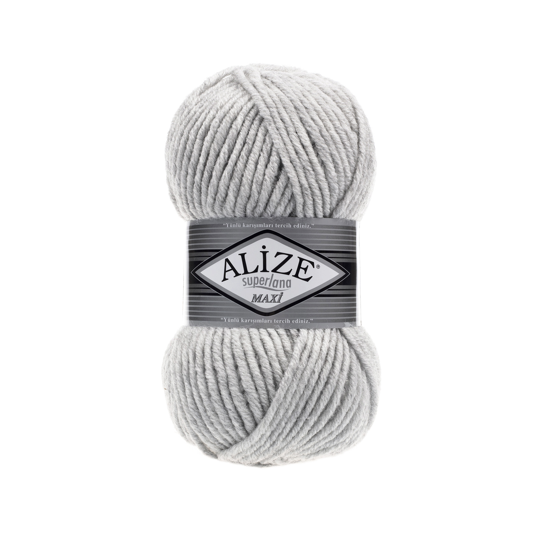 Alize Superlana maxi 208 sv. šedá melange