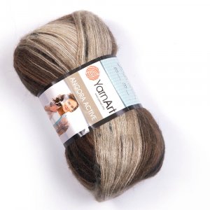 YarnArt Příze Yarn Art Angora active 849 hnědo-světlá