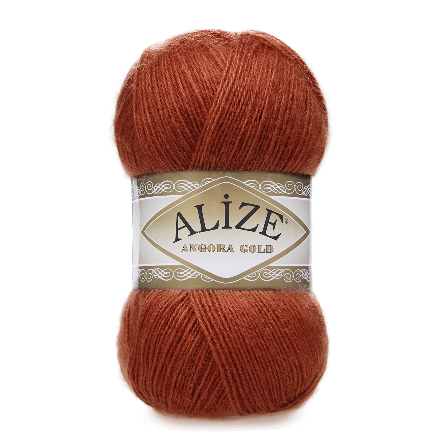 Příze Alize Angora gold 36 rezavá