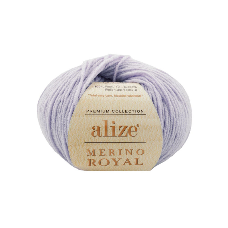 Alize Merino royal 682 světlounká fialová