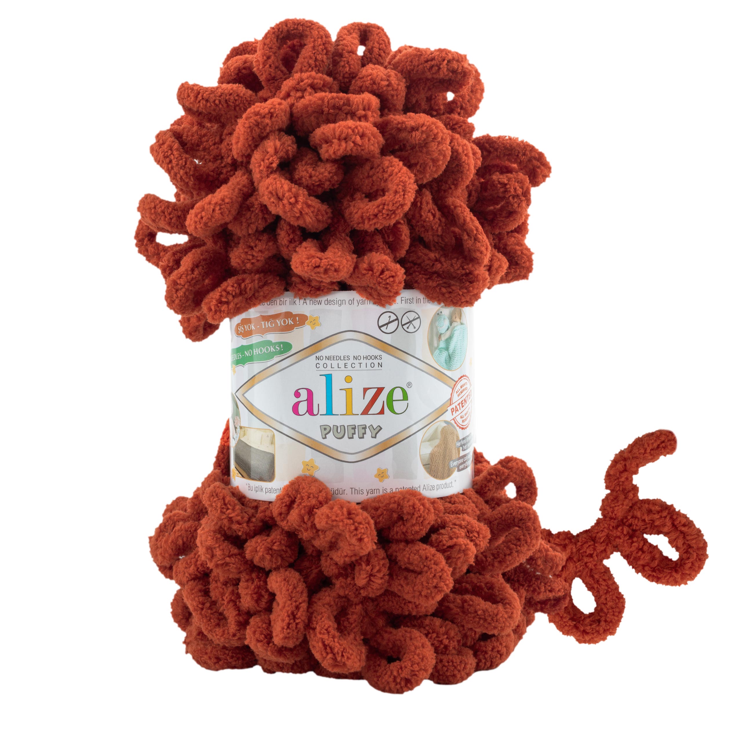 Alize Puffy 36 rezavá