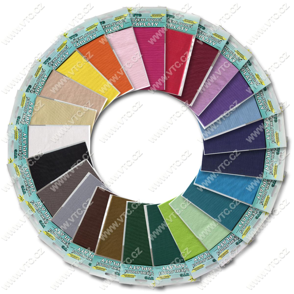 Záplata zažehlovací 618 lesní zelená