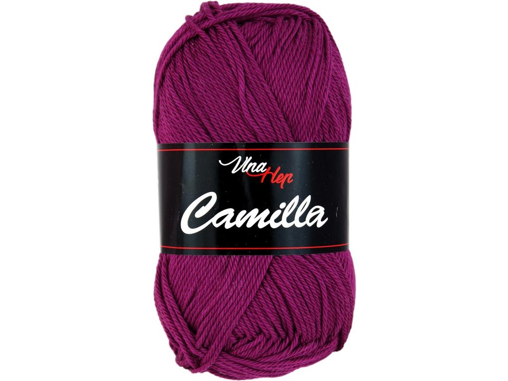 Vlna-hep Příze Camilla 8049 tmavý cyklámen