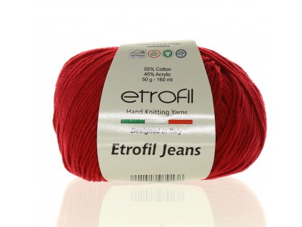 Jeans Etrofil 014 burgunská červeň