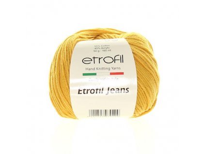 Jeans Etrofil 031 pískově žlutá