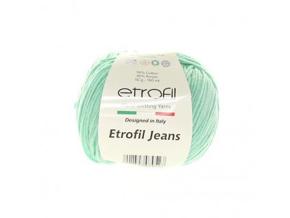 Jeans Etrofil 054 mořská zeleň