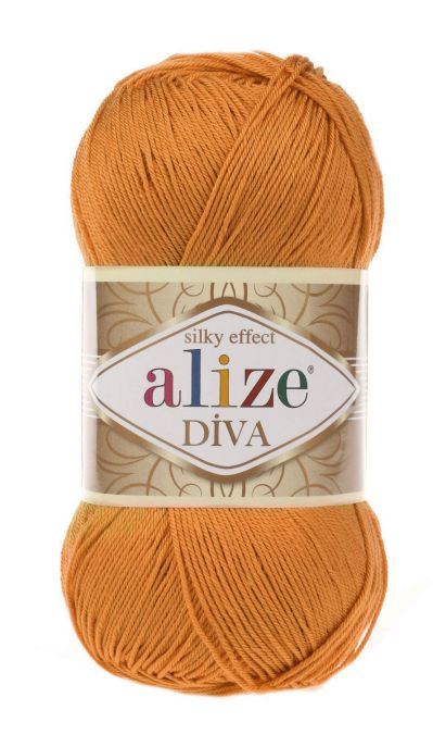 Příze Alize Diva 120 oranžová