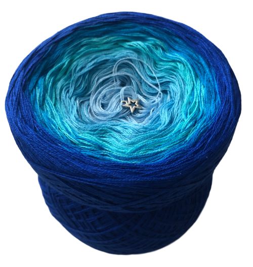 Cherubínka Blue ombre 1000m/3N/200g