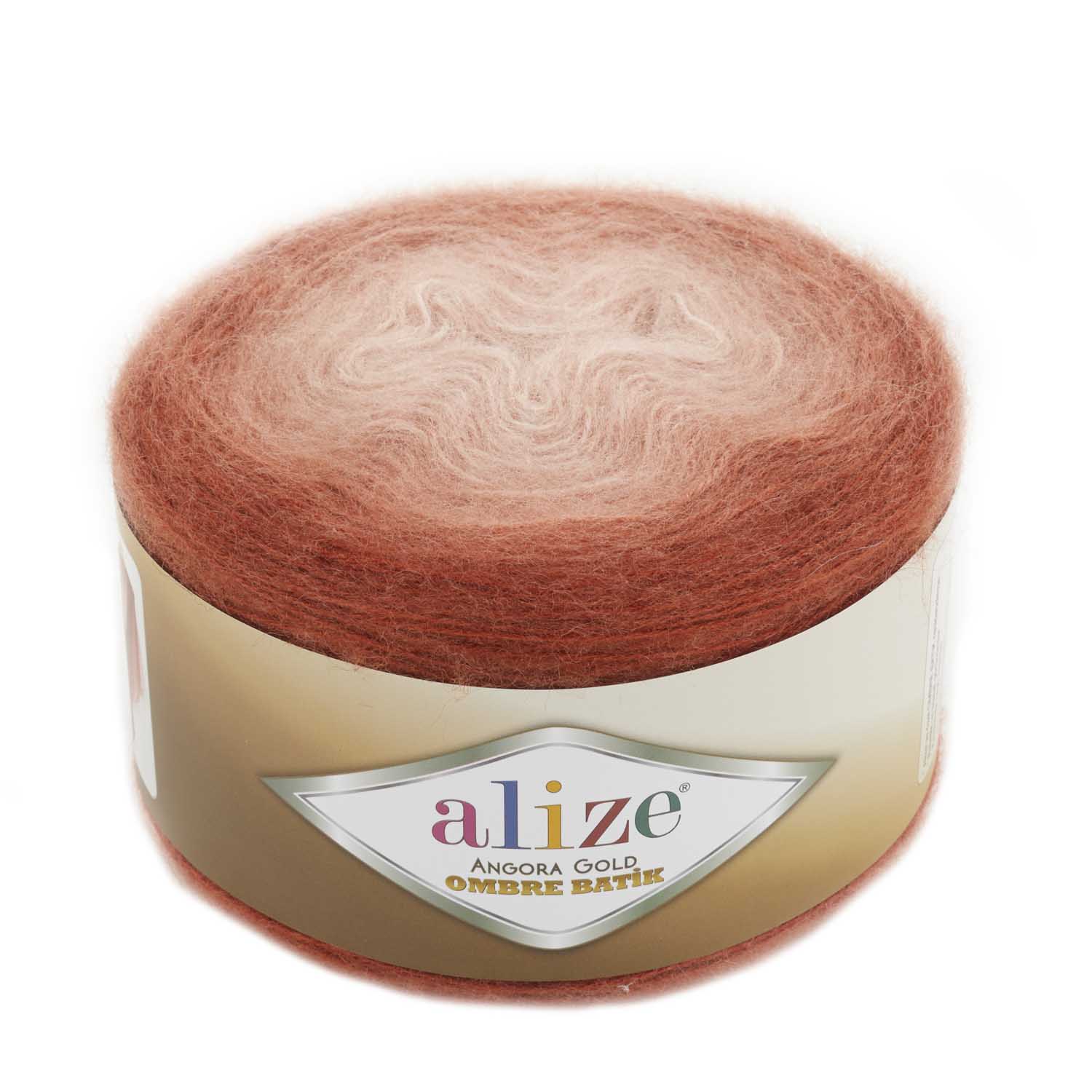 Alize Angora gold ombre batik 7361 skořicová
