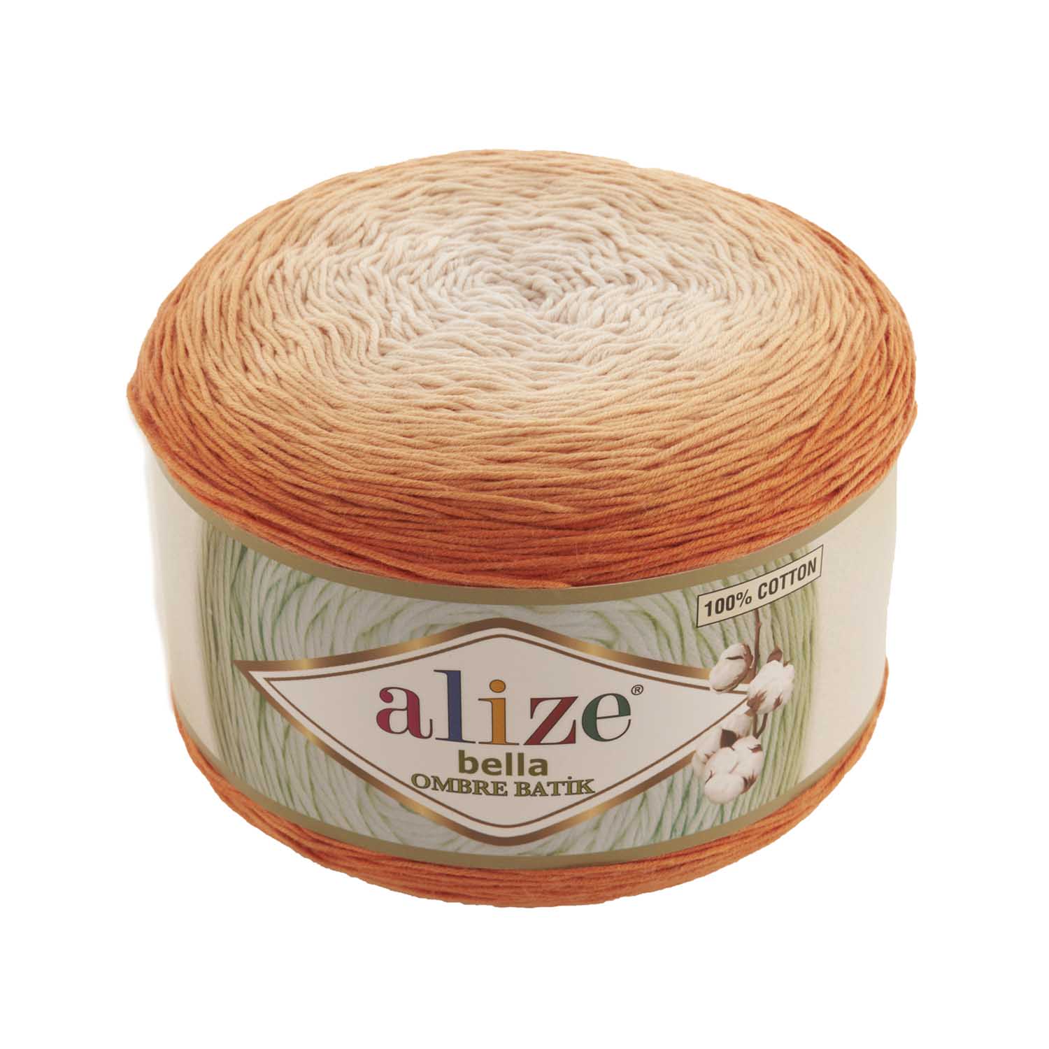 Alize Bella ombre batik 7403 oranžová
