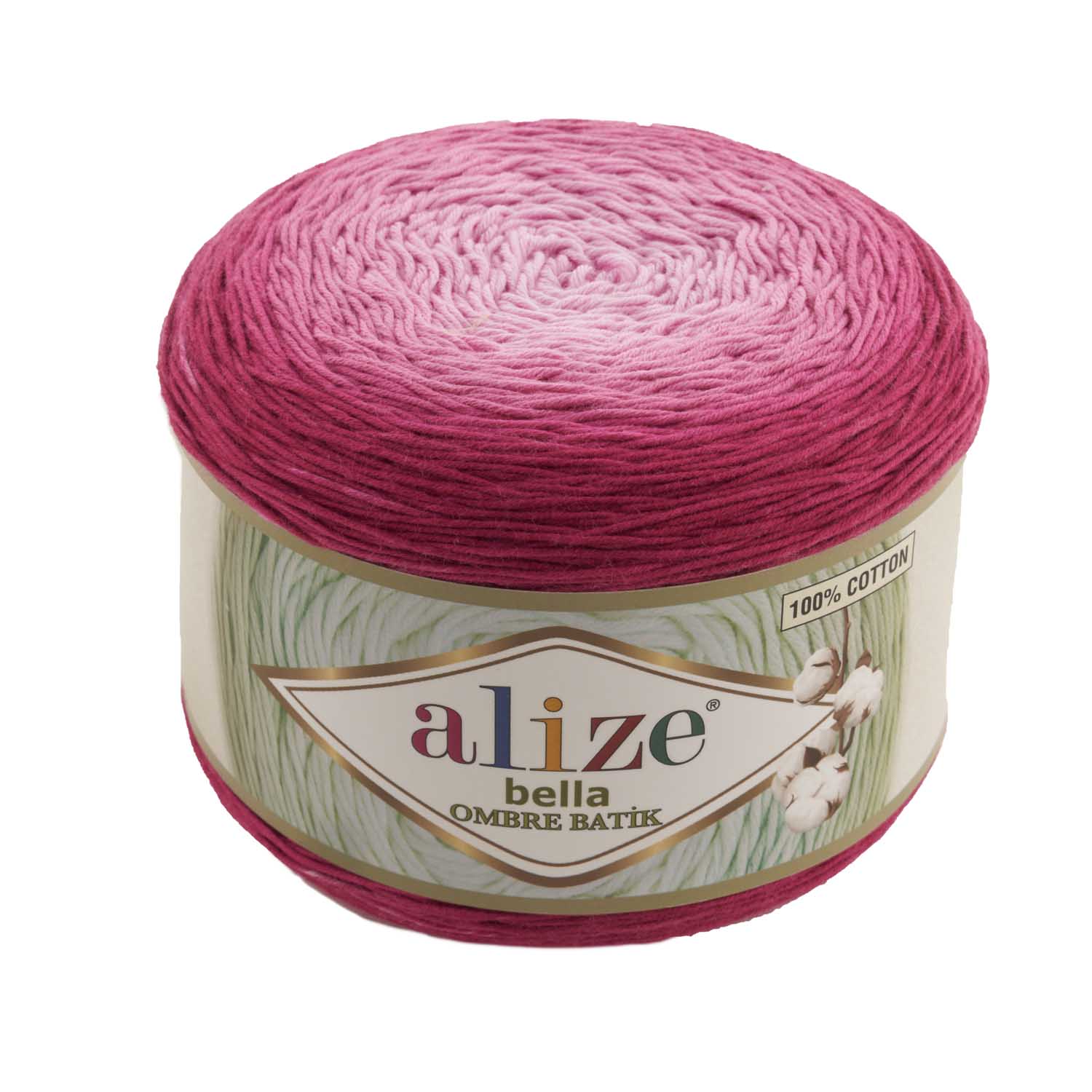 Alize Bella ombre batik 7405 tmavě růžová