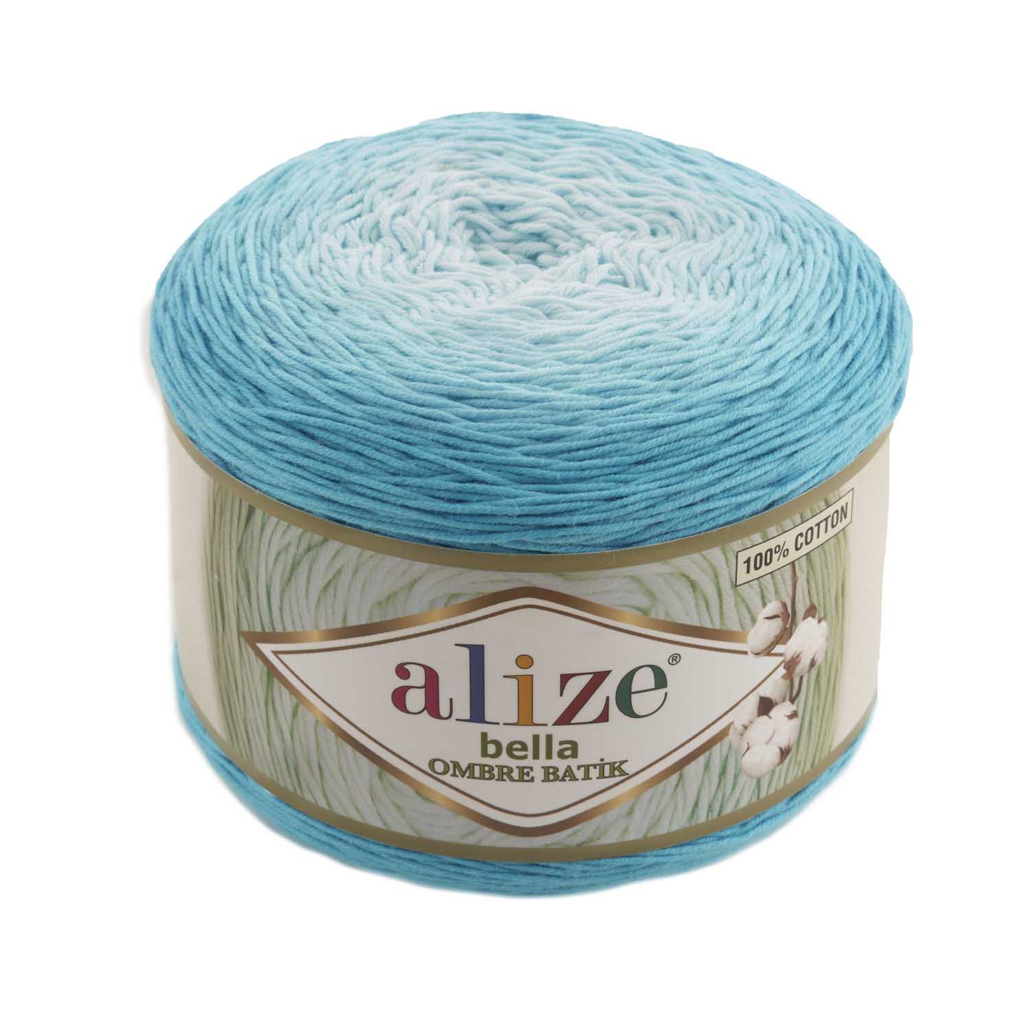 Alize Bella ombre batik 7409 tyrkysová