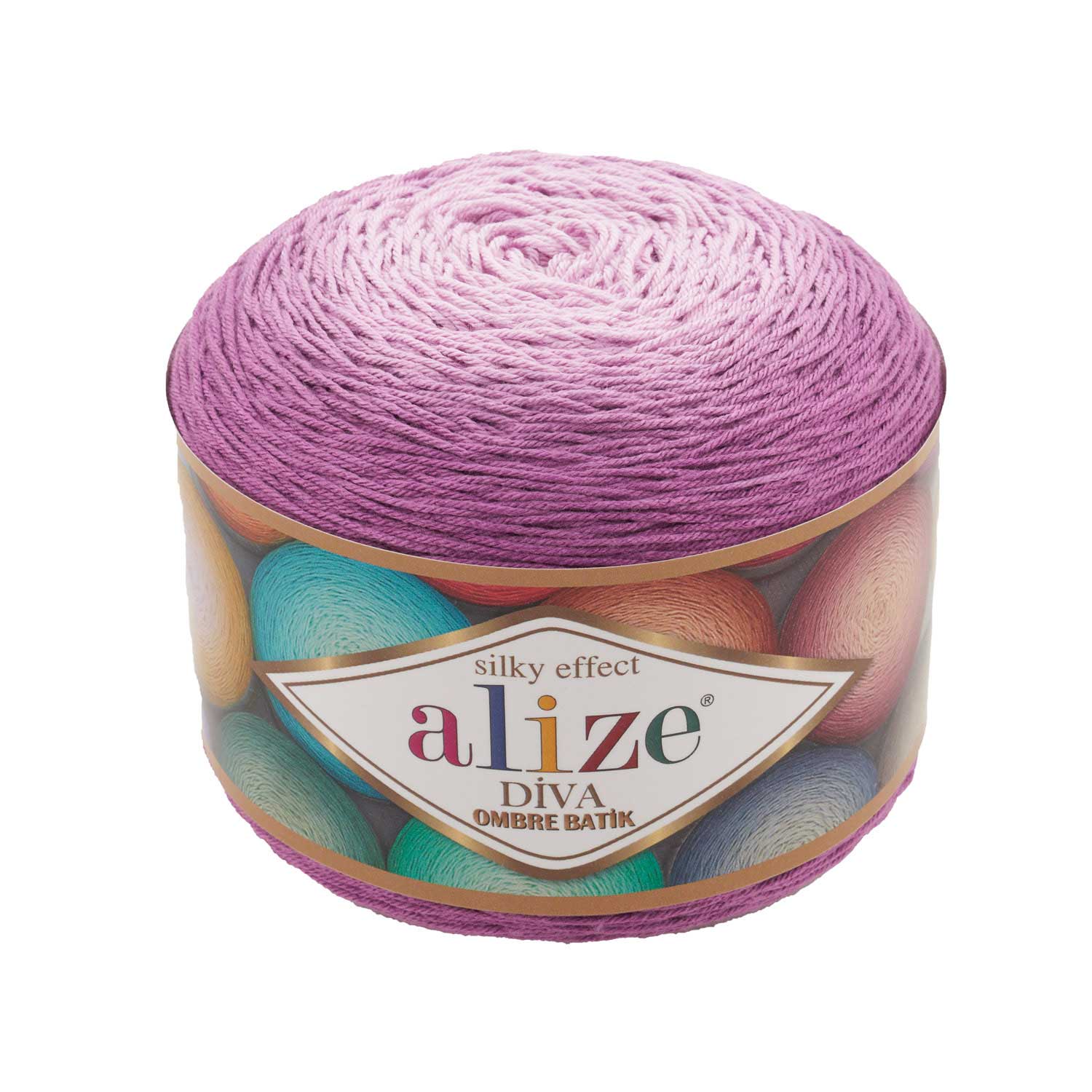 Alize Diva ombre batik 7244 fuchsiová