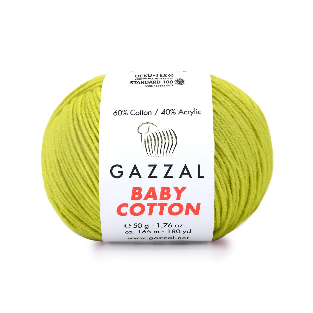 Gazzal Baby cotton 3457 zeleno-žlutá