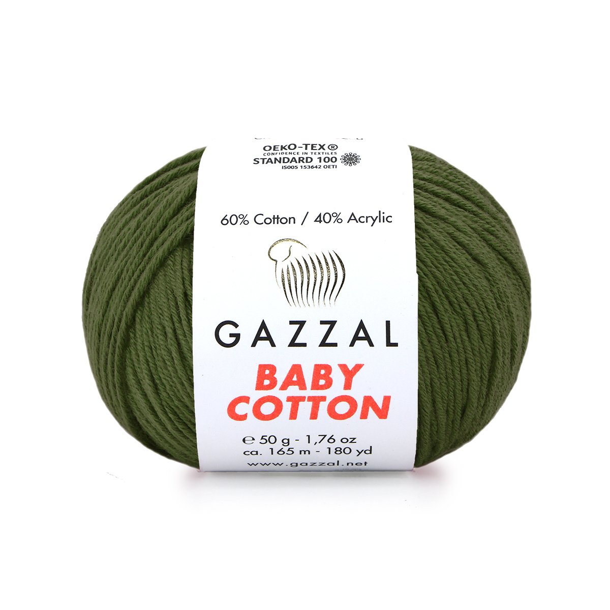 Gazzal Baby cotton 3463 khaki
