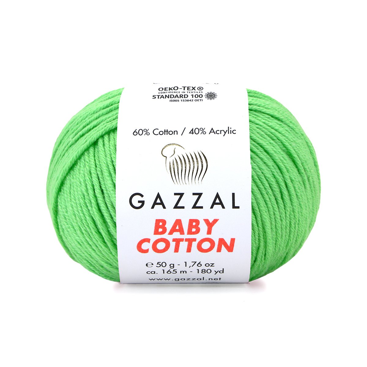 Gazzal Baby cotton 3466 brčálově zelená