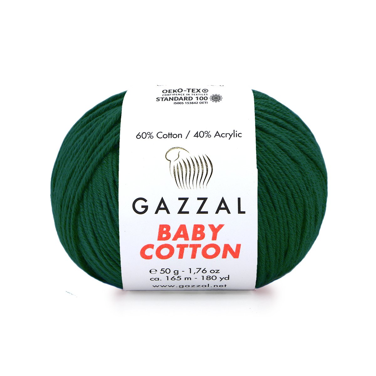 Gazzal Baby cotton 3467 smaragdová