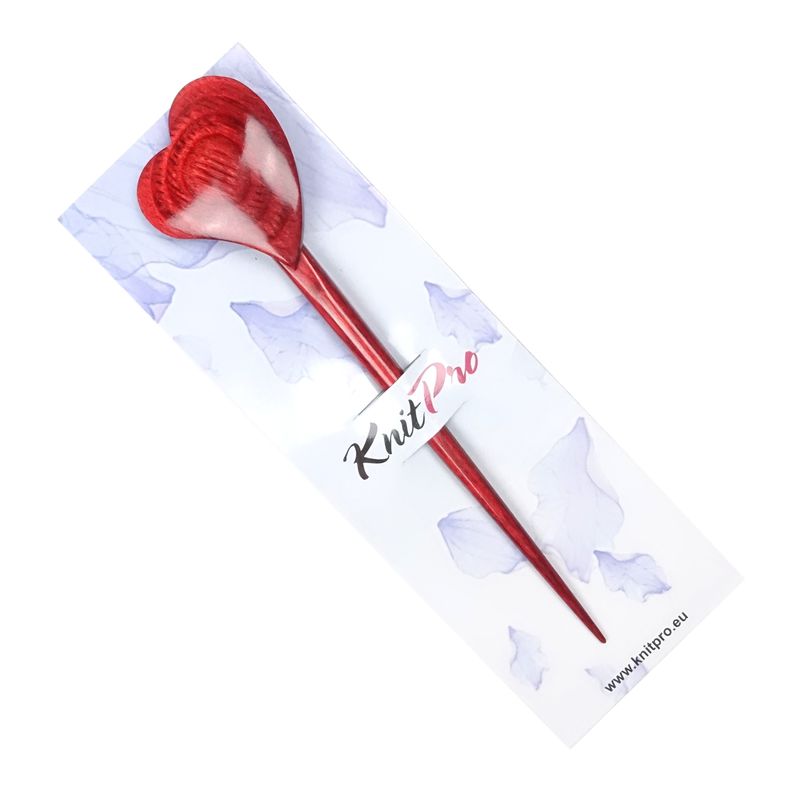Ozdobná jehla KnitPro Flora Symfonie - srdce