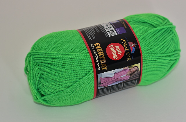 Himalaya Příze Everyday 70050 neonová zelená