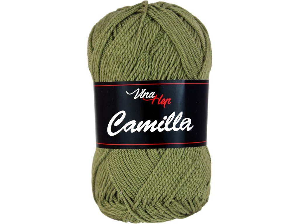 Vlna-hep Příze Camilla 8168 khaki