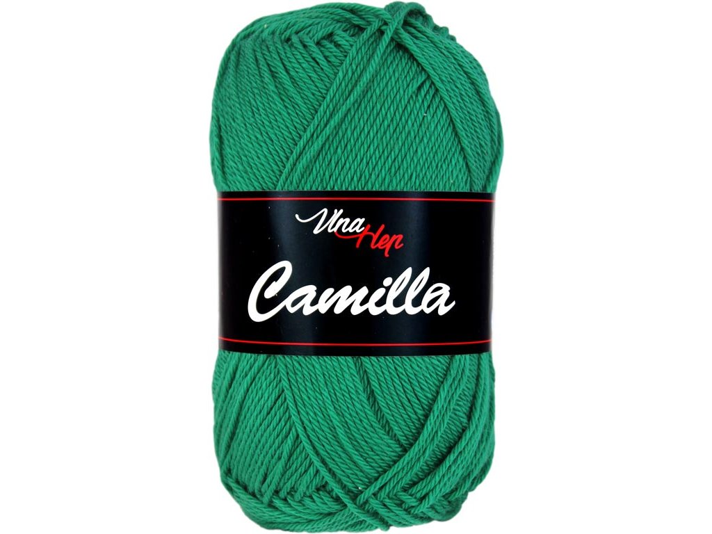 Vlna-hep Příze Camilla 8142 zelená