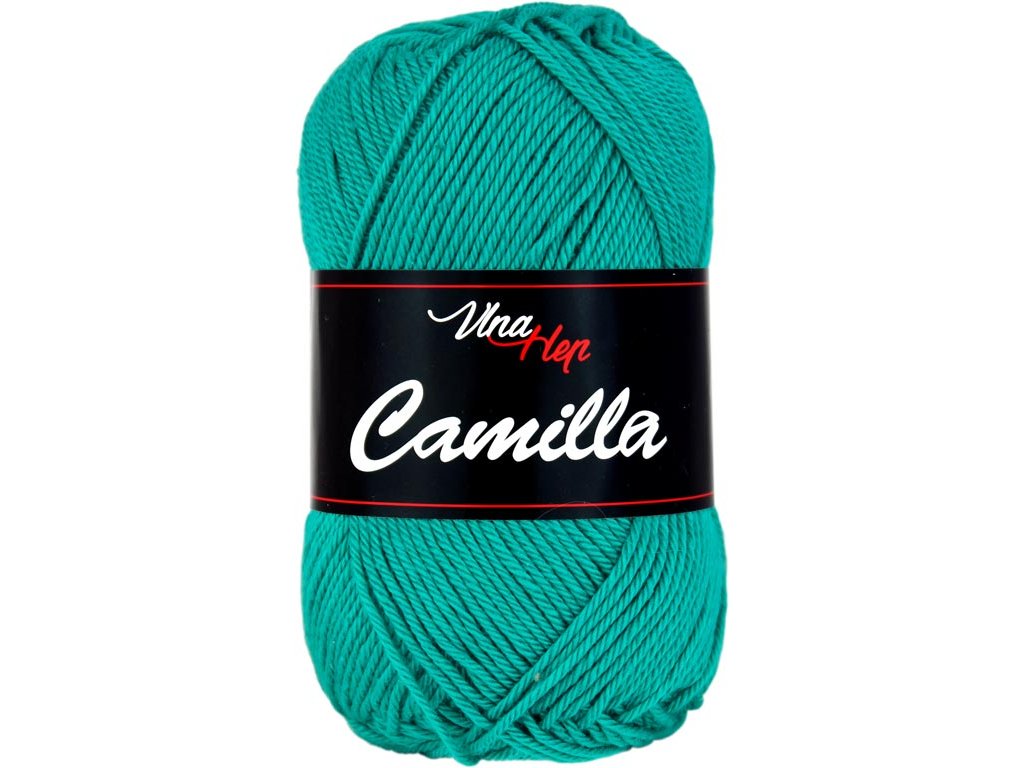 Vlna-hep Příze Camilla 8139 smaragdová