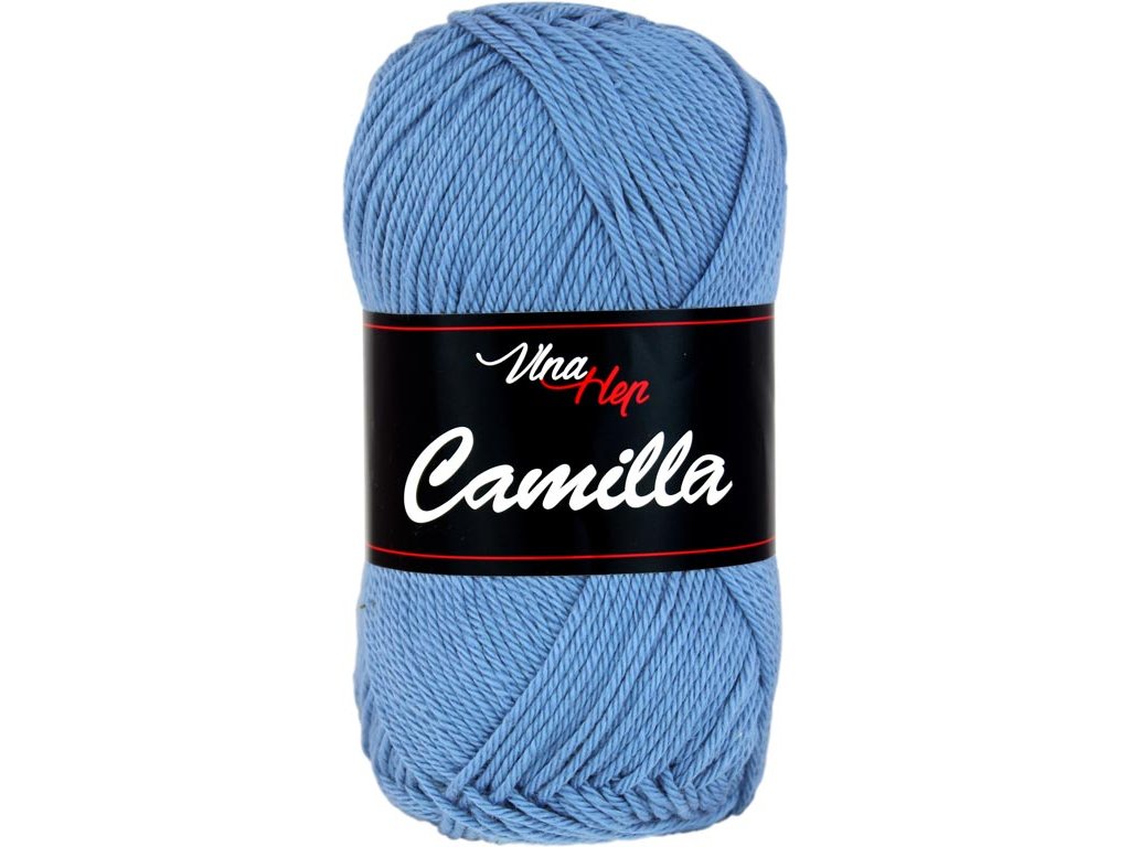 Vlna-hep Příze Camilla 8104 nebesky modrá
