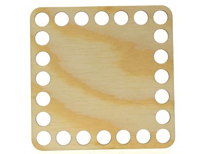 Dno na košík čtverec 10x10cm borovice