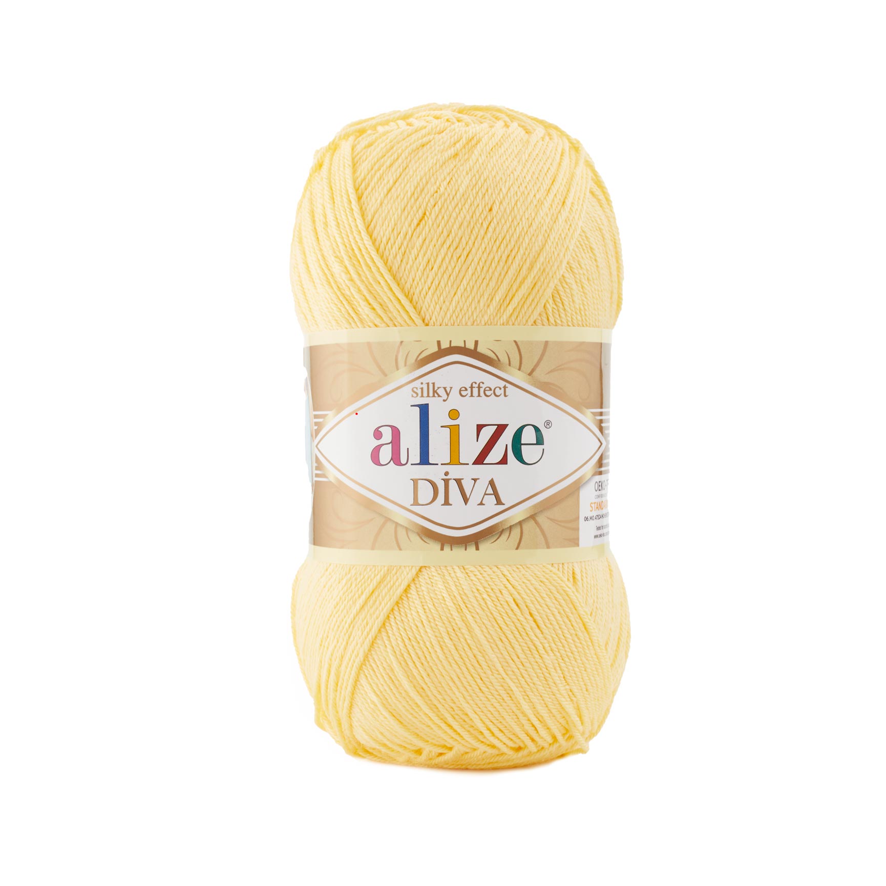 Příze Alize Diva 187 světle žlutá