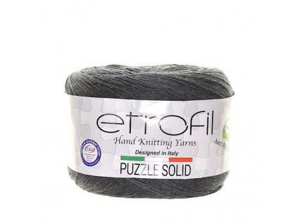 Etrofil Puzzle solid PS016 tmavě šedá