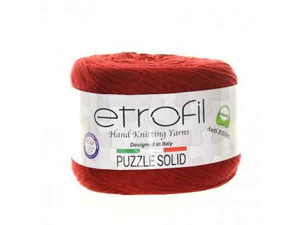 Etrofil Puzzle solid PS020 burgunská červená