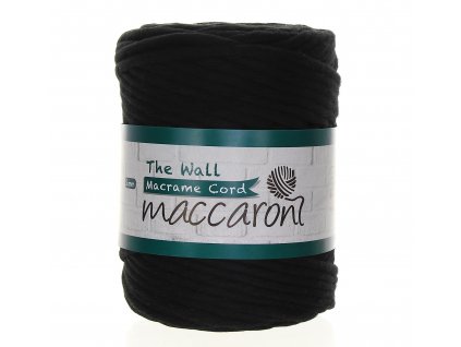 Maccaroni The Wall 5mm 106 černá